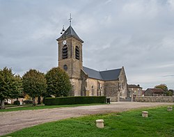 Saint Valentine church in Lantages 01